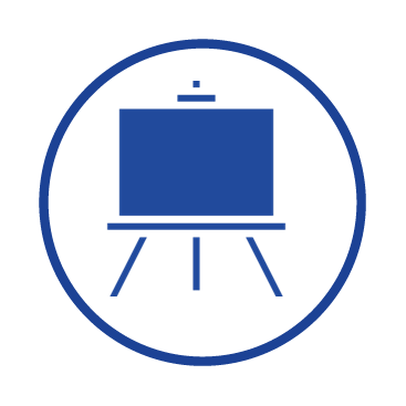 Wooden Easel Stand - Supports Large Boards: 2 Icon