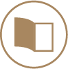 Half-fold Menus - Tri-Folded 1 Icon