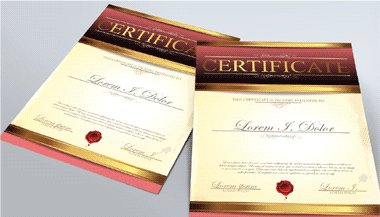 Express Certificates 1 Image
