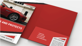 Custom Shape Folders - A5 Custom Shape Folder 2 Image