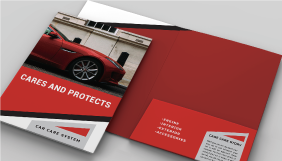 Custom Shape Folders - A5 Custom Shape Folder 1 Image