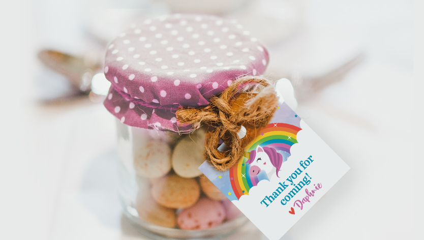 Candy Jar with Thank You Tags Order - Carousel Controll 02 Image 