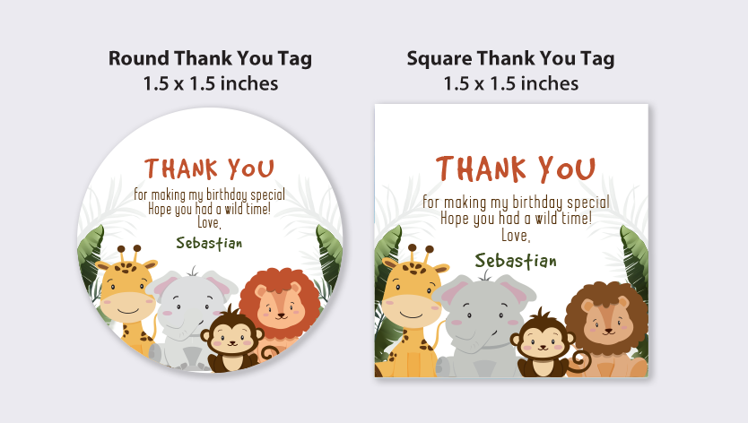 Candy Jar with Thank You Tags Order - Carousel Controll 03 Image 